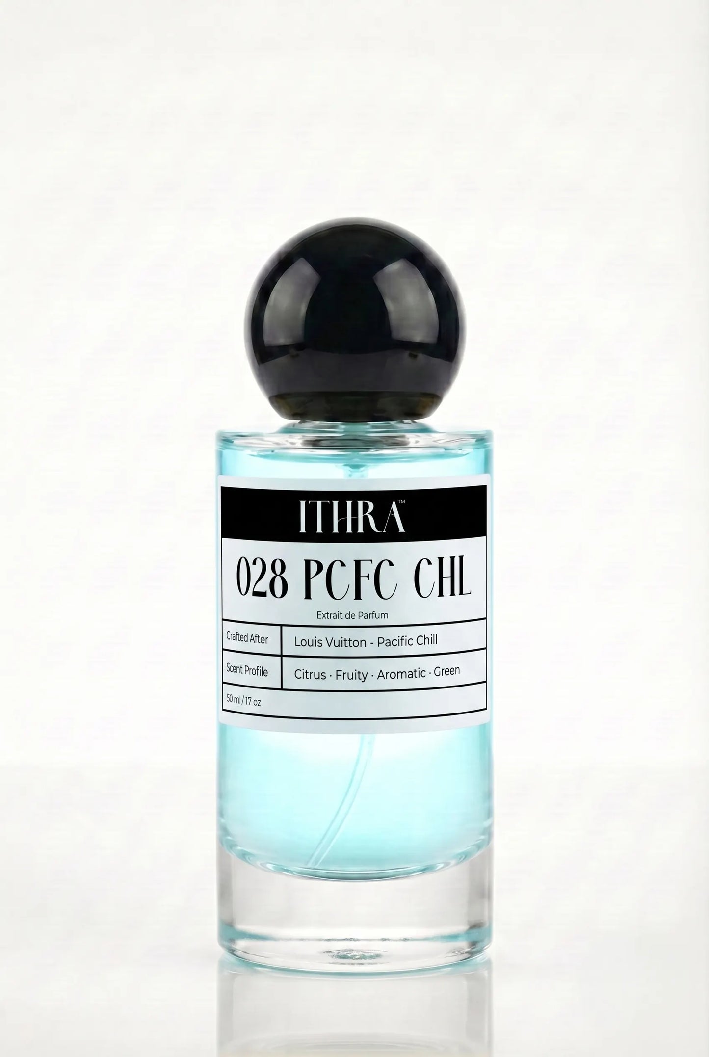 028 PCFC CHL citrus fruity aromatic green unisex perfume by Ithra, crisp and invigorating
