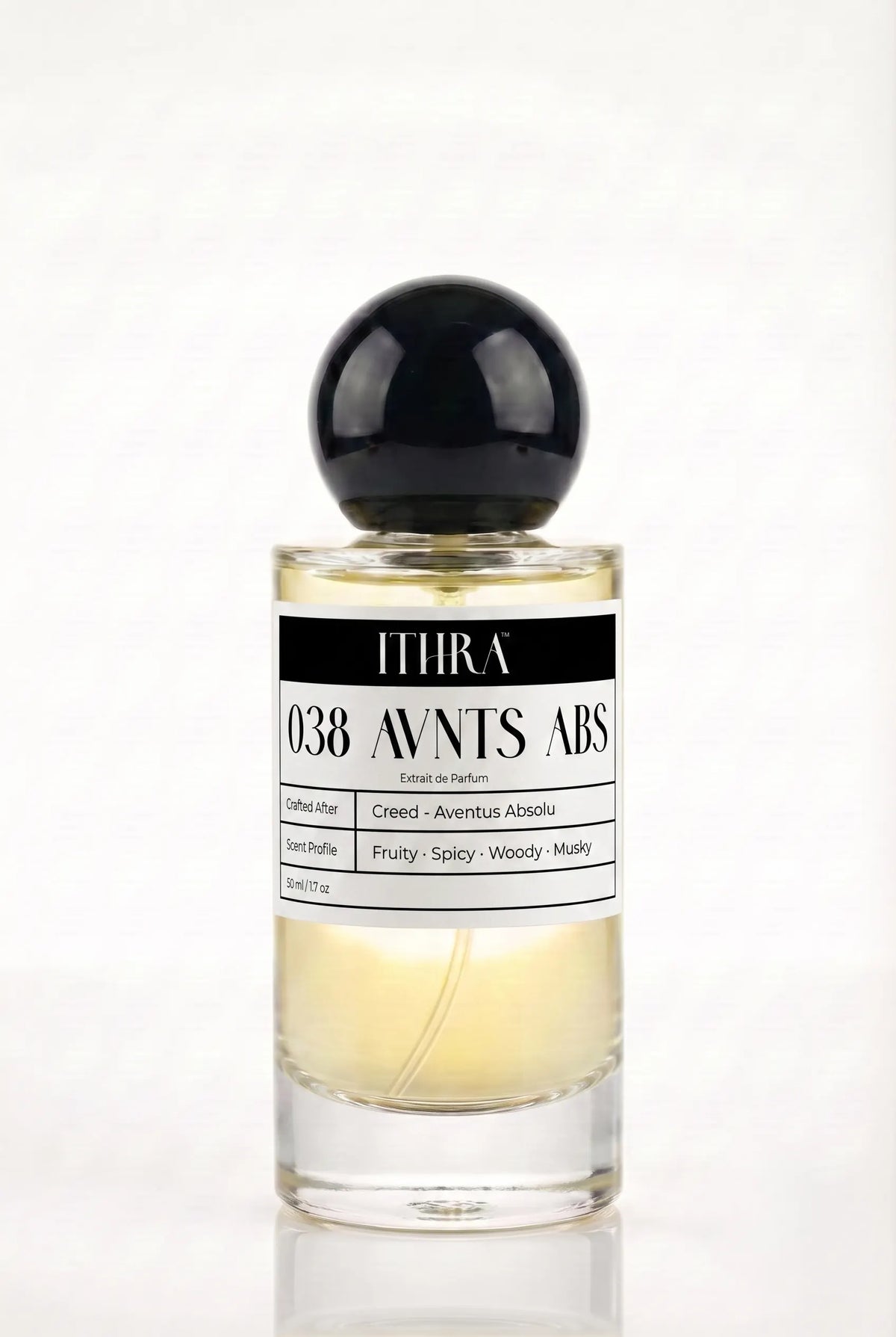 038 AVNTS ABS fruity spicy woody musky men's perfume by Ithra, bold and magnetic