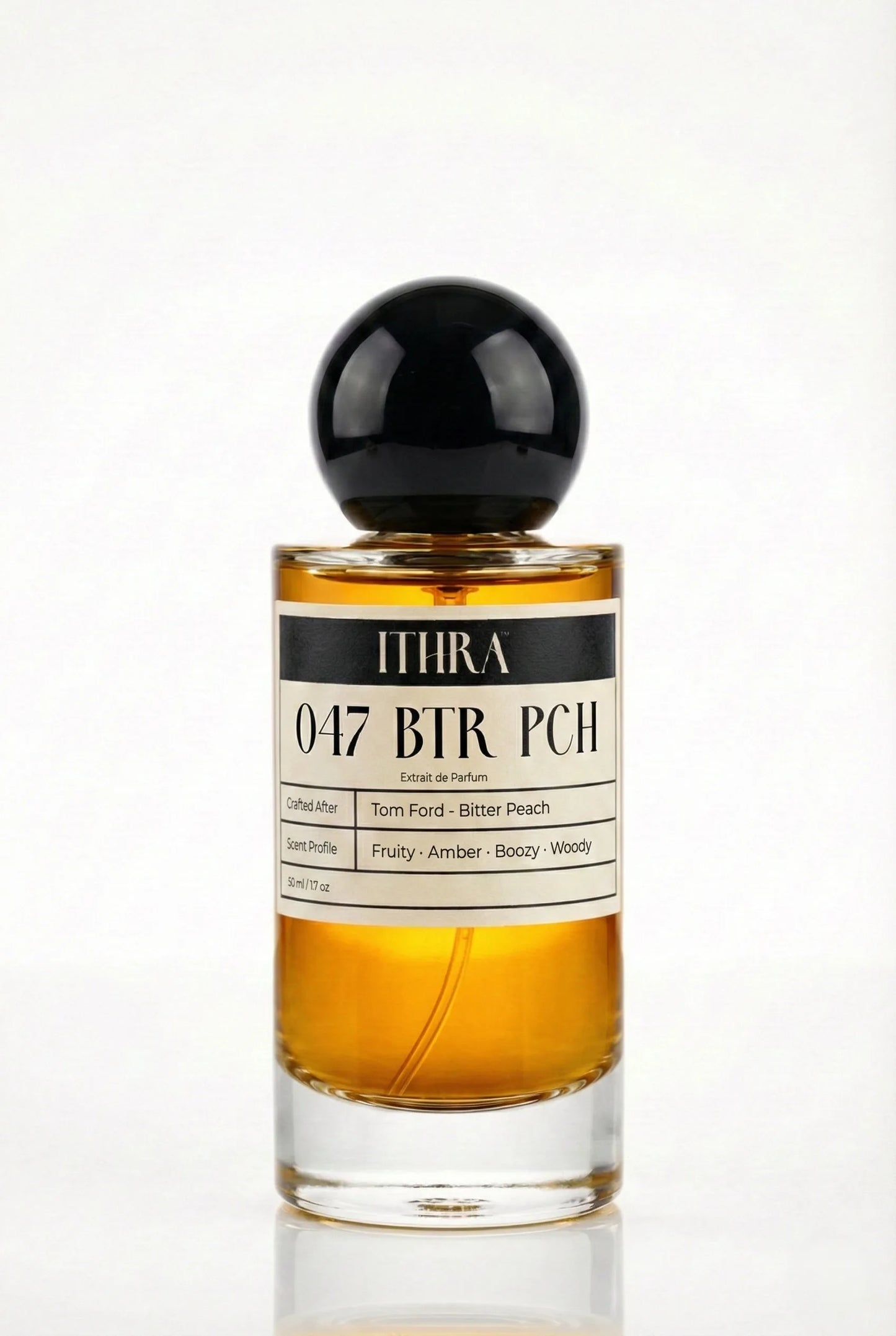 047 BTR PCH unisex fresh woody perfume by Ithra Perfumes, modern and energetic