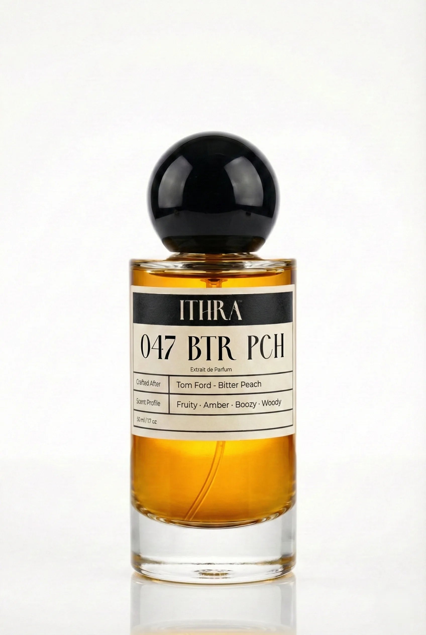 047 BTR PCH unisex fresh woody perfume by Ithra Perfumes, modern and energetic