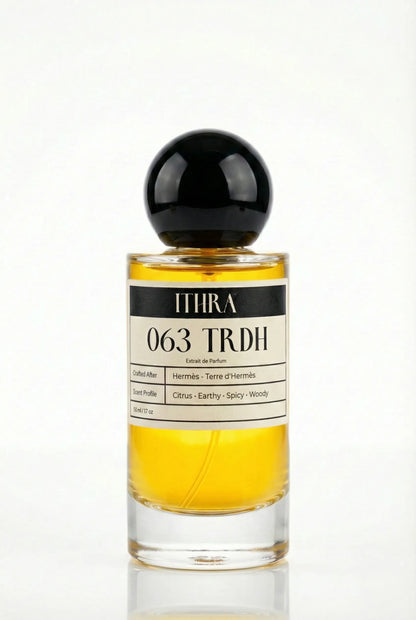 063 TRDH fresh earthy woody spicy perfume for men by Ithra Perfumes, grounded and masculine