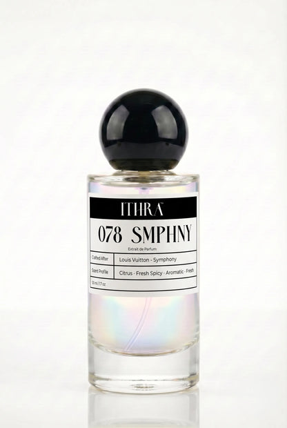 078 SMPHNY citrus aromatic fresh unisex perfume by Ithra, crisp and luminous