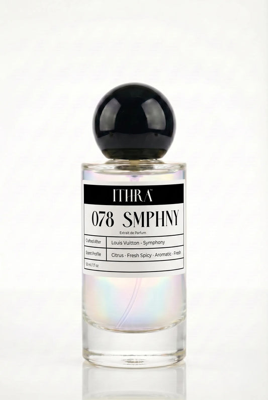 078 SMPHNY citrus aromatic fresh unisex perfume by Ithra, crisp and luminous