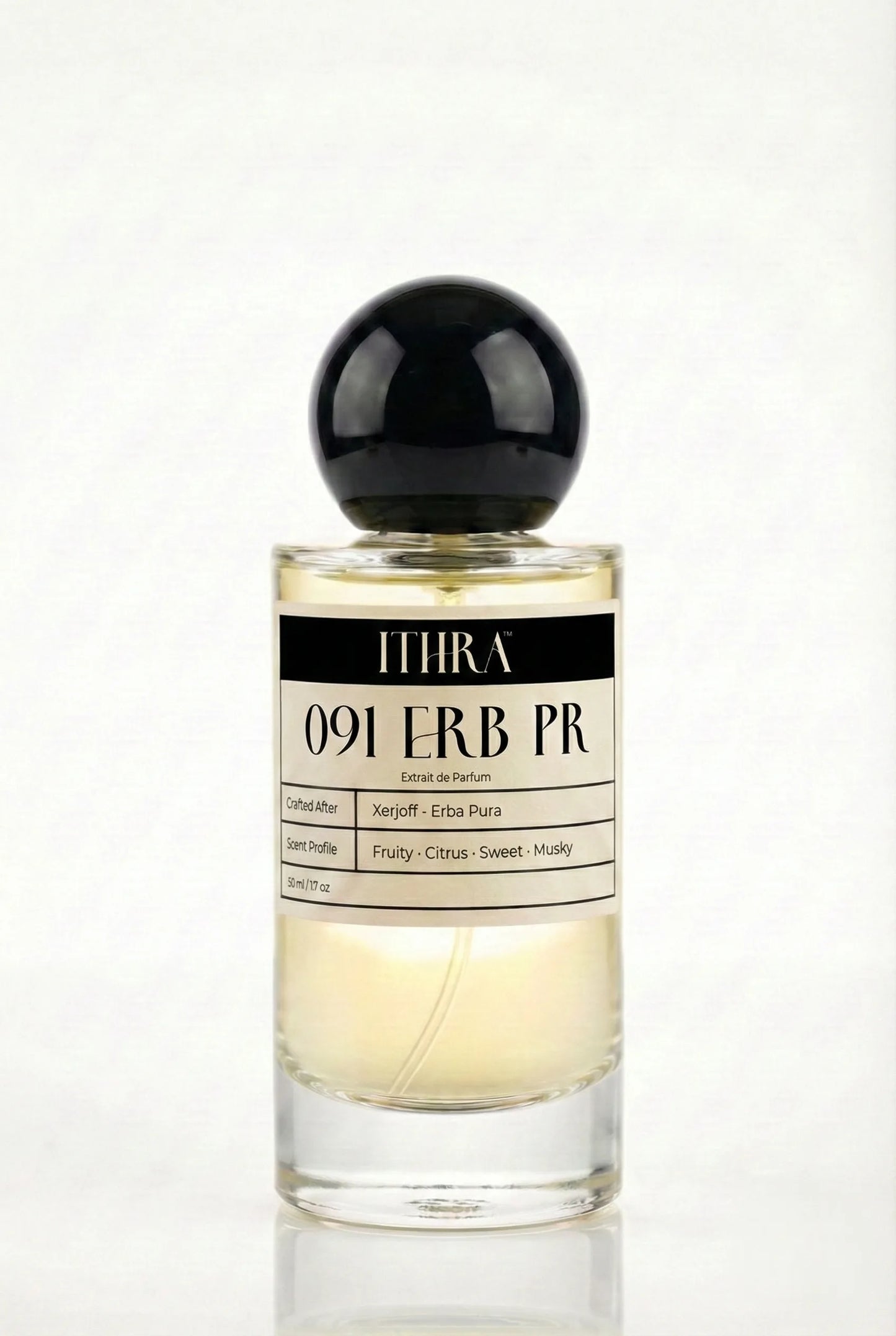 091 ERB PR citrus fruity sweet musky unisex perfume by Ithra, vibrant and radiant